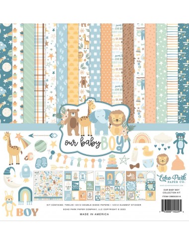 Our Baby Boy 12x12 Inch Collection Kit
